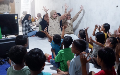 Mahasiswa BCB Unusa Semarakkan Pesantren 1000 Cahaya Ramadhan BAZNAS 2025 di Kampoeng Dolanan